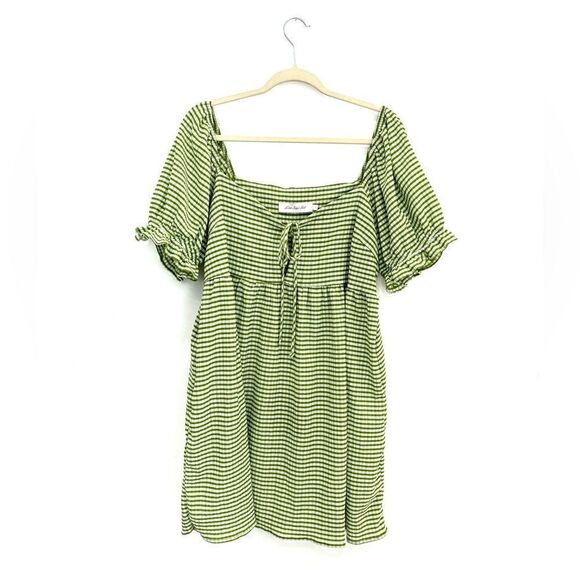 Lisa Says Gah mini dress in green stripe - Picture 4 of 9